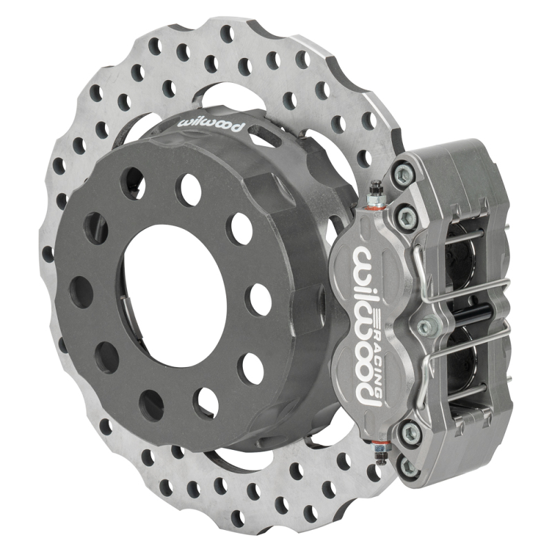 Wilwood Olds/Pont Dynapro SA Lug Drive Dynamic Single Rear Drag Brake Kit - 2.81 Offset/.68 Stud