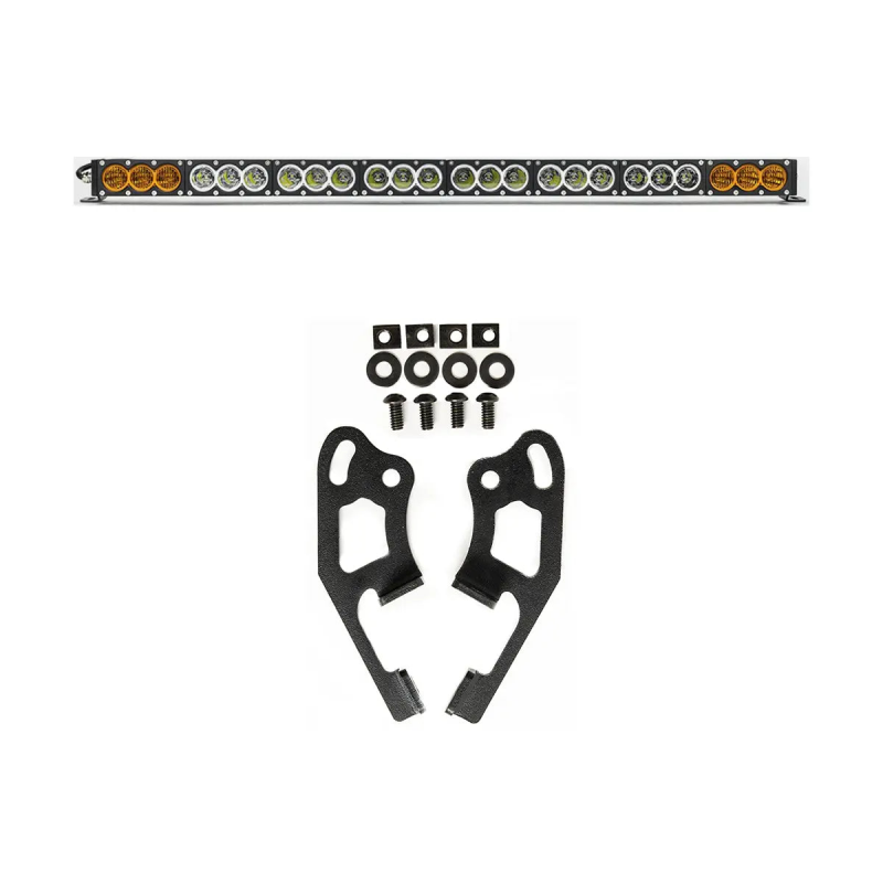 Cali Raised Sherpa Roof Rack Dual Function Light Bar & Mounting Bracket Kit (Excl. Wiring & Switch)