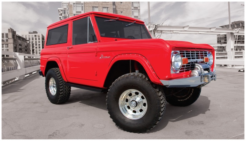 Bushwacker 66-77 Ford Bronco Cutout Style Flares 2pc - Black thumbnail 3