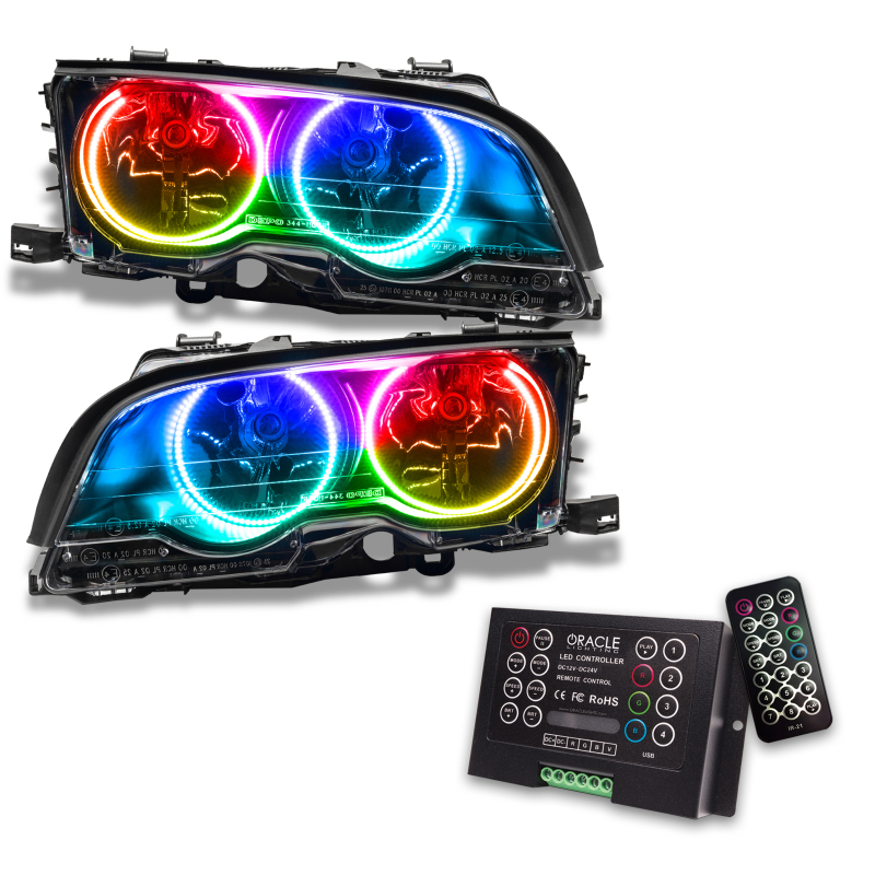 Oracle 99-01 BMW 3 Series Coupe HL - (Halogen) - ColorSHIFT w/ 2.0 Controller thumbnail 2
