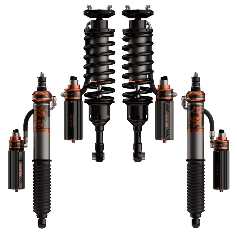Fox 2024+ Toyota Tacoma 3.2 Factory Race Live Valve Internal Bypass Coilover Kit - 2-3in Lift