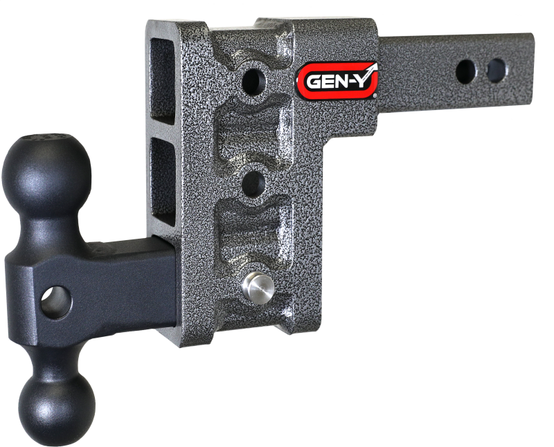 Gen-Y Mega Duty 2in Shank 5in Drop 1.5K TW 10K Hitch w/GH-031 Dual-Ball
Drop Hitch
