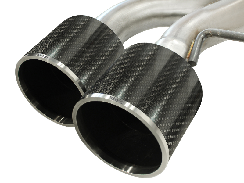 aFe Takeda 3in SS Exhaust Cat-Back 09-14 Nissan GTR V6 3.8L Carbon Fiber Tips thumbnail 9