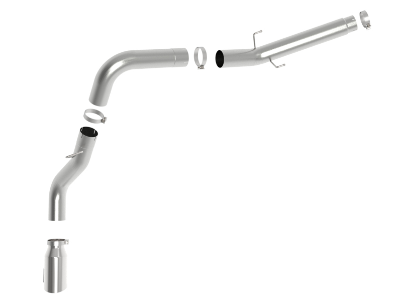 aFe 19-22 Ram Diesel Trucks L6-6.7L(td) Large Bore-HD 5in 409SS DPF-Back Exhaust System w/Pol Tip thumbnail 4