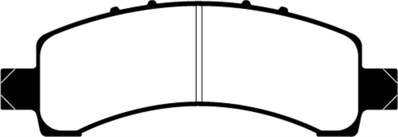 EBC 02 Cadillac Escalade 5.3 (Akebono rear caliper) Greenstuff Rear Brake Pads thumbnail 6