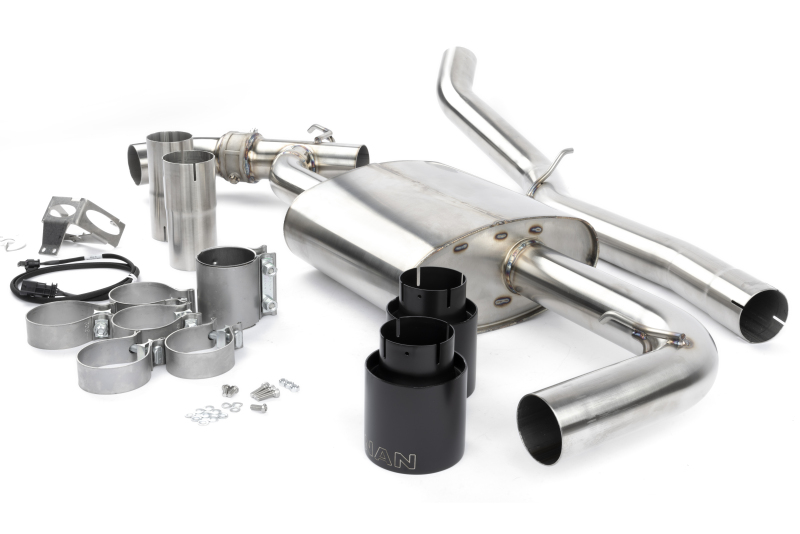 Dinan 16-23 BMW X1/X2 xDrive28i (F48/F39) Valved Axleback Exhaust System - Black Tips thumbnail 4