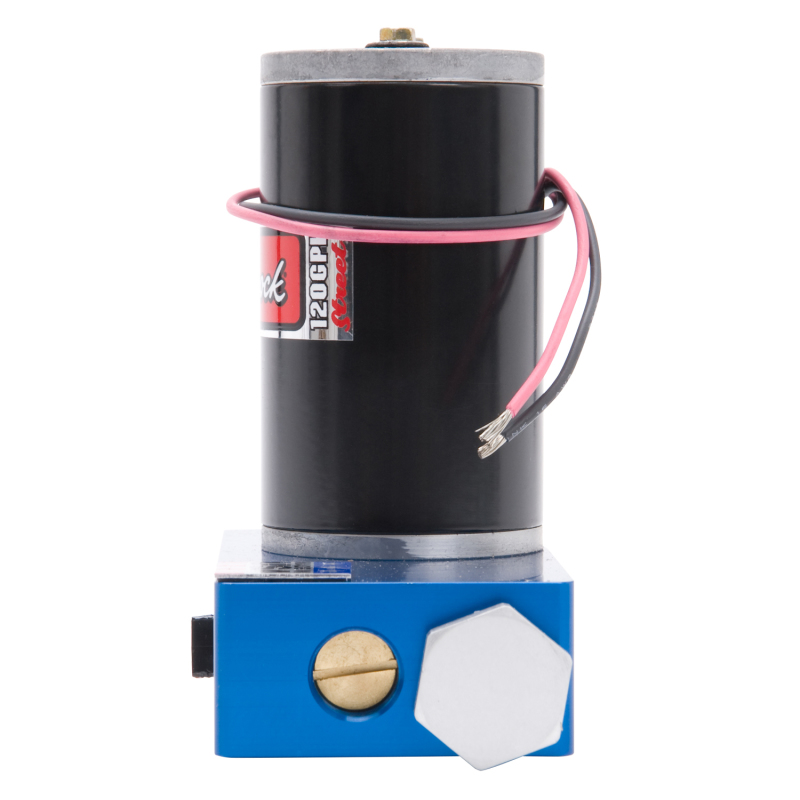 Edelbrock Fuel Pump Electric Quiet-Flo Carbureted 120GPH 3/8In In 3/8In Out 120 GPH Blue thumbnail 8