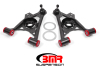 BMR 94-04 Mustang Lower Non-Adj. A-Arms (Poly) w/ Tall Ball Joint / Spring Pocket - Black Hammertone thumbnail 3