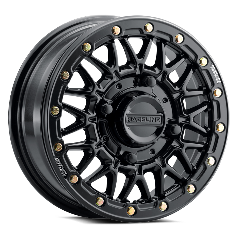 Raceline A15 Omega 15x7in / 5x114.3 BP / 25mm Offset / 68mm Bore - Gloss Black thumbnail 6