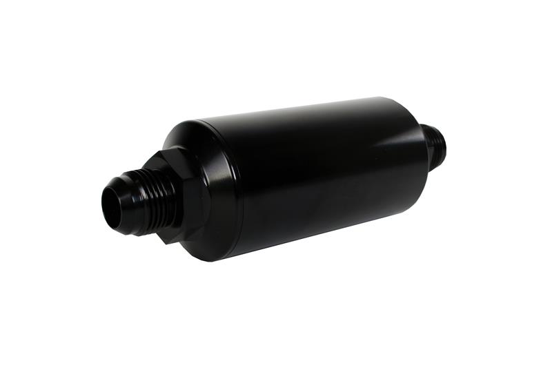 Aeromotive In-Line Filter - (AN -10 Male) 10 Micron Fabric Element Bright Dip Black Finish thumbnail 2