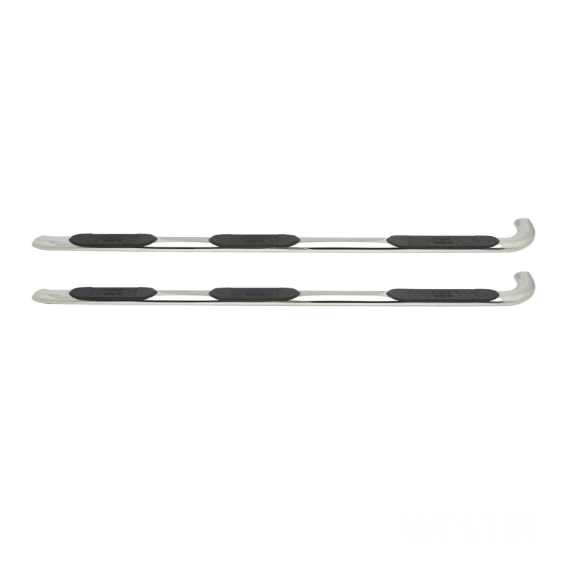 Westin 2015-2018 Ford F-150 SuperCab (6.5ft Bed) Platinum 4 Oval WTW Nerf Step Bars - SS thumbnail 8