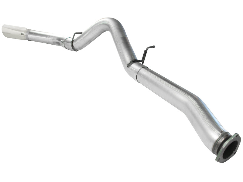 aFe ATLAS 5in DPF-Back Alum Steel Exhaust System Polished Tip GM Diesel Trucks 7.5-10 V8-6.6L td LMM thumbnail 8