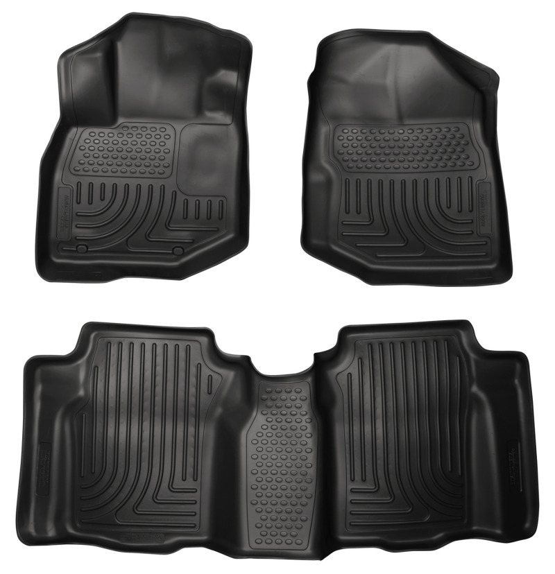 Husky Liners 09-12 Honda Fit WeatherBeater Combo Black Floor Liners thumbnail 2
