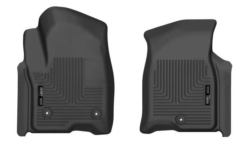 Husky Liners 21-23 Chevy Tahoe / 21-23 Cadillac Escalade X-Act Contour Black Front Seat Floor Liners thumbnail 2