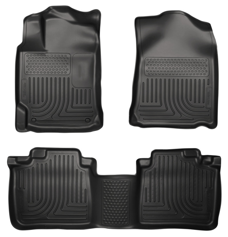 Husky Liners 09-11 Toyota Venza WeatherBeater Combo Black Floor Liners thumbnail 2