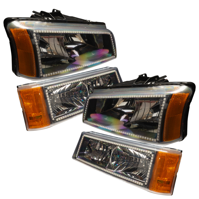 Oracle 03-06 Chevy Silverado Pre-Assembled Headlights w/ Parking Lights - w/o Controller