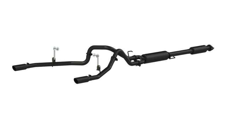 MBRP 2015 Ford F-150 5.0L 3in Cat Back Dual Split Rear Exit Black Exhaust System thumbnail 6