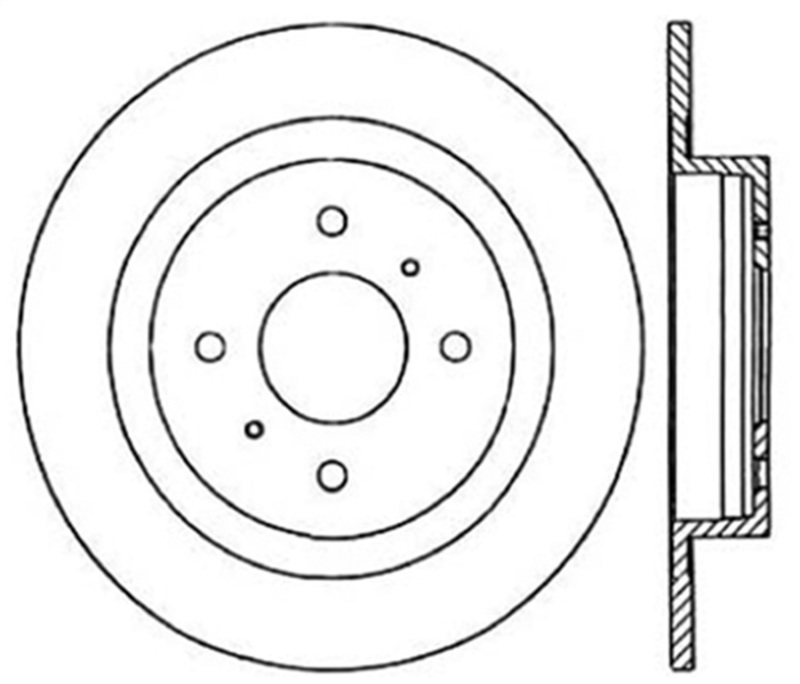 StopTech Slotted & Drilled Sport Brake Rotor thumbnail 3