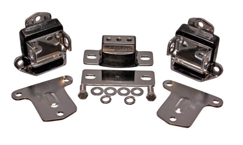 Energy Suspension 67-72 Chevrolet Camaro Black Motor and Transmission Mounts; Chrome Finish thumbnail 5