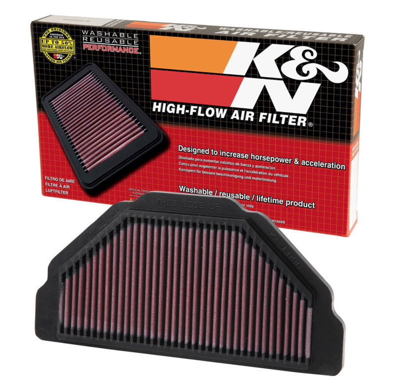 K&N 98-02 Kawasaki ZX6R Ninja/05-08 ZZR600 Air Filter thumbnail 7