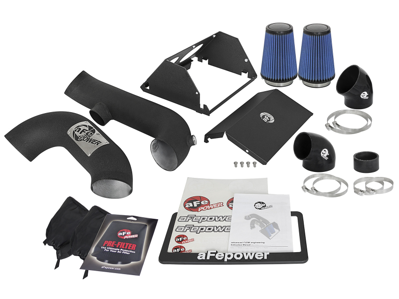 aFe Magnum FORCE Stage-2 Pro 5R Cold Air Intake System 2017 Ford F-150 Raptor V6-3.5L (tt) - Black thumbnail 6