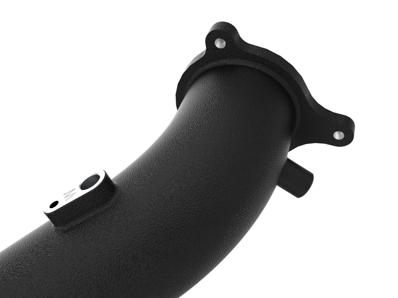 BladeRunner 2-3/4 IN Aluminum Hot Charge Pipe Black
