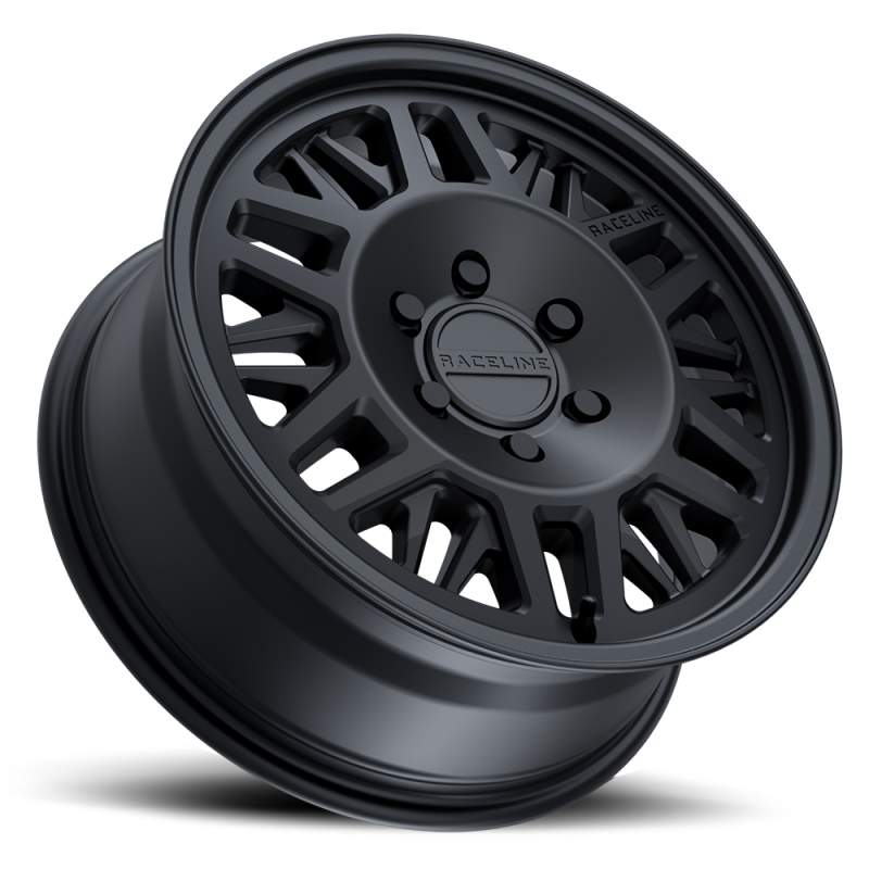 Raceline 451B Ryno 17x7.5in / 5x130 BP / 50mm Offset / 78.1mm Bore - Satin Black Wheel thumbnail 4
