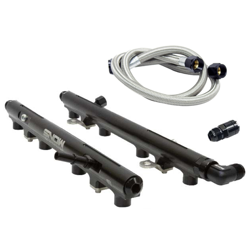 Snow 2018+ Ford Coyote Factory Hookup Fuel Rail Kit (Pair) thumbnail 4