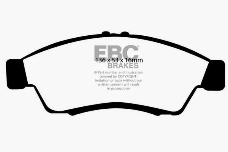 EBC S10 Brake Pad and Rotor Kit (1x ebcGD7344, 1x ebcDP21390) thumbnail 7