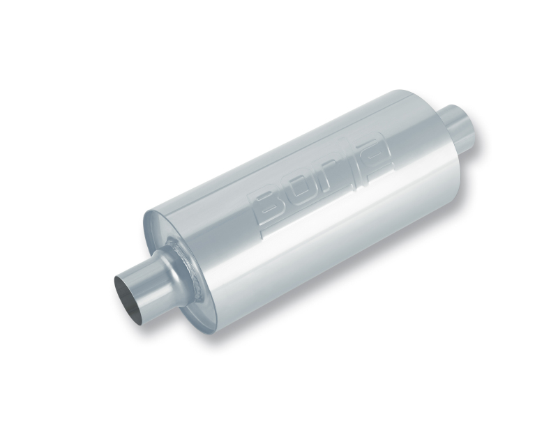 Borla 3.5in Tubing x 6.25in Diameter x 24in Length Multi-Core Center/Center Round Racing Muffler thumbnail 5