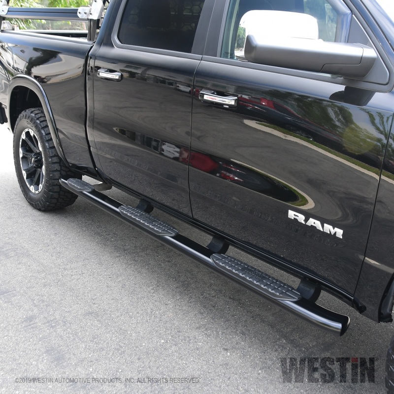 Westin 19-22 RAM 1500 CC 5ft7in. Bed (Excl. Classic) PRO TRAXX 5 W2W Oval Nerf Step Bars - Black thumbnail 9