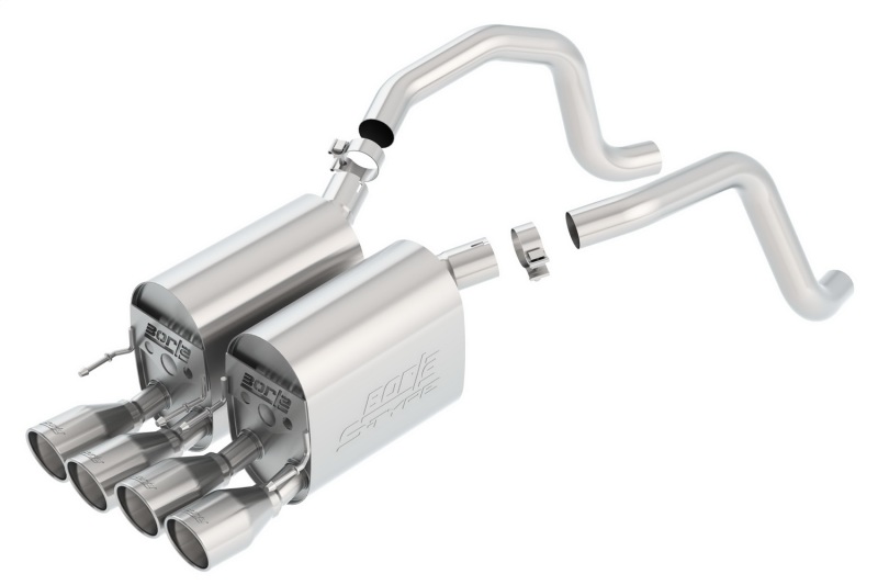 Borla 05-08 Corvette Coupe/Conv 6.0L/6.2L 8cyl AT/MT 6spd S-Type II SS Exhaust (rear section only) thumbnail 7