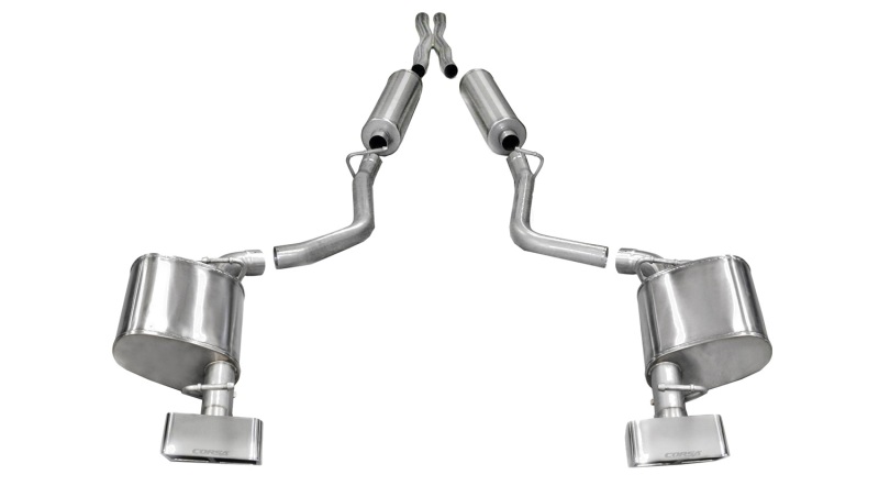 Corsa 2011-2014 Dodge Challenger R/T 5.7L V8 Polished Xtreme Cat-Back Exhaust thumbnail 5