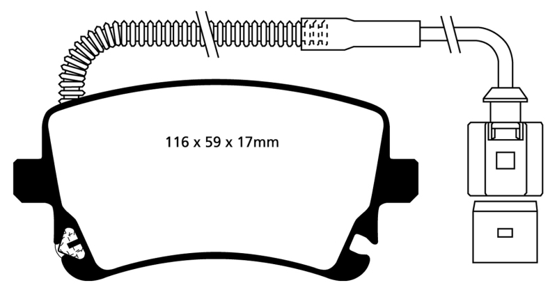 EBC S1 Brake Pad and Rotor Kit (1x ebcRK1426, 1x ebcUD1018) thumbnail 6