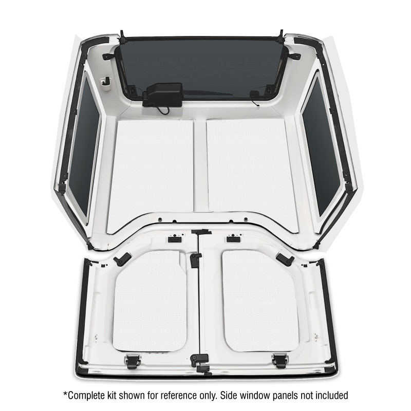 DEI 11-18 Jeep Wrangler JK 2-Door Boom Mat Headliner - 4 Piece - White