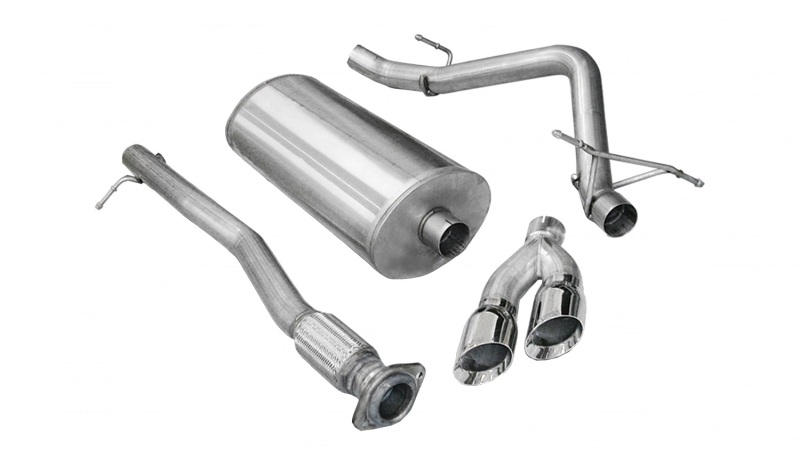 Corsa 2009-2009 Chevrolet Silverado Crew Cab/Short Bed 1500 4.8L V8 Polished Sport Cat-Back Exhaust thumbnail 8