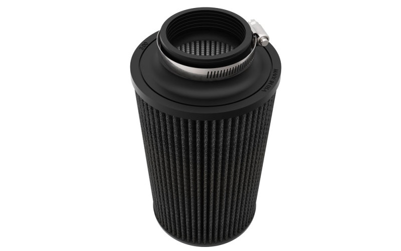 K&N Universal Round Clamp-On Air Filter 3in ID 9in Height 6in Base OD 5.25 Top OD thumbnail 4