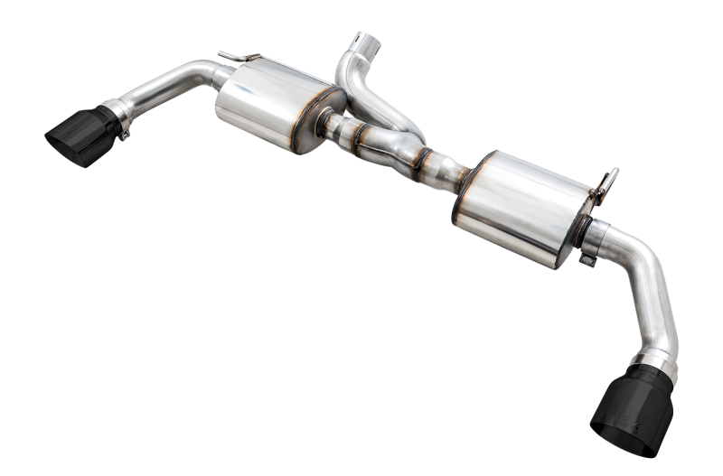 AWE Tuning 07-18 Jeep Wrangler JK/JKU 3.6L Tread Edition Axle-Back Dual Exhaust - Diamond Black Tips thumbnail 2