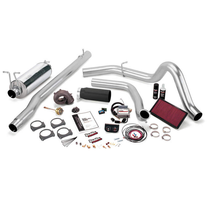 Banks Power 99.5 Ford 7.3L F250/350 Auto Stinger-Plus System - SS Single Exhaust w/ Black Tip thumbnail 5
