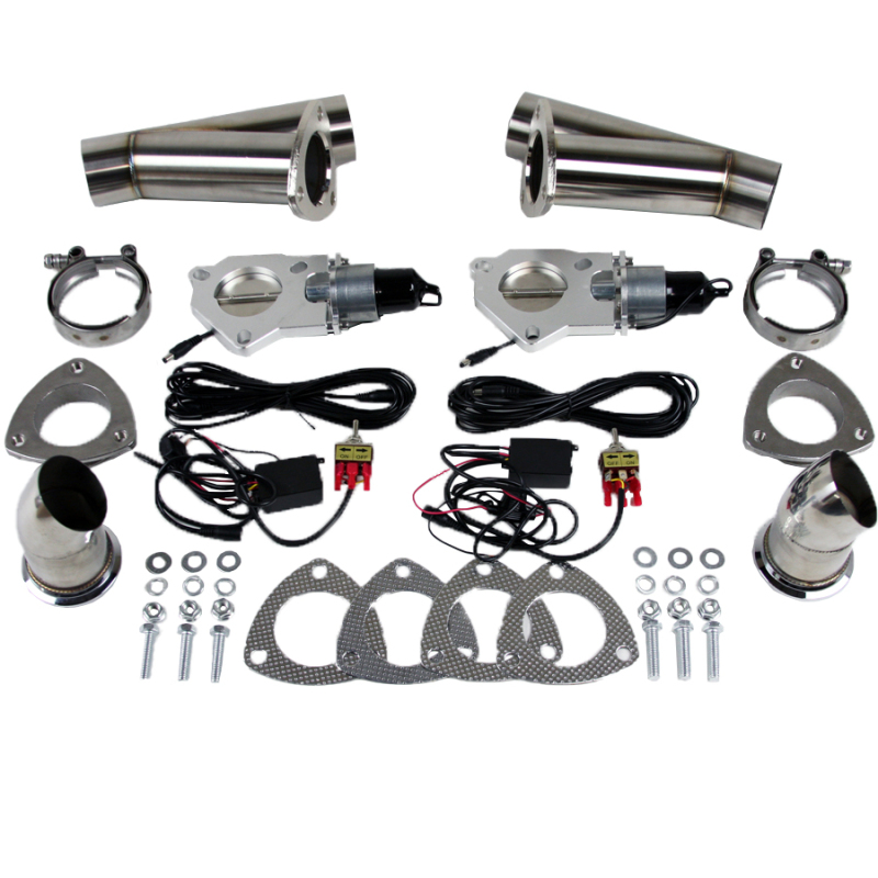 Granatelli 2.5in Stainless Steel Electronic Dual Exhaust Cutout
Exhaust Cut-Out