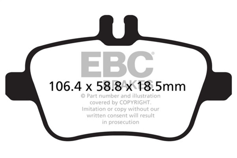 EBC S13 Brake Pad and Rotor Kit (1x ebcRK1919, 1x ebcDP42157R) thumbnail 6