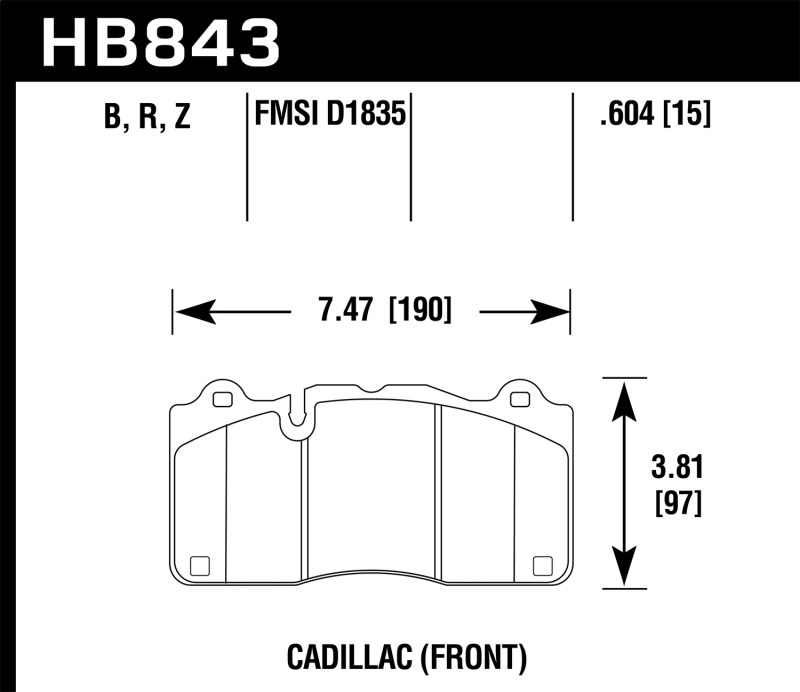Hawk Performance Ceramic Brake Pads thumbnail 2