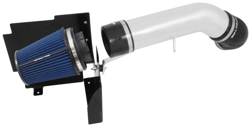 Spectre 99-07 GM Truck V8-4.8/5.3/6.0L F/I Air Intake Kit - Clear Anodized w/Blue Filter thumbnail 2