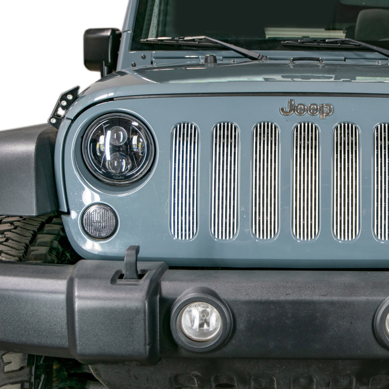 2007-2018 Jeep JK Polished Grille Inserts - Image 13