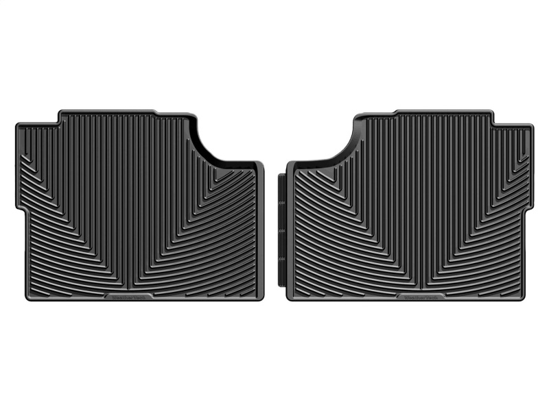 WeatherTech 17+ Ford F-250 / F-350 / F-450 / F-550 Crew Cab Rear Rubber Mats - Black