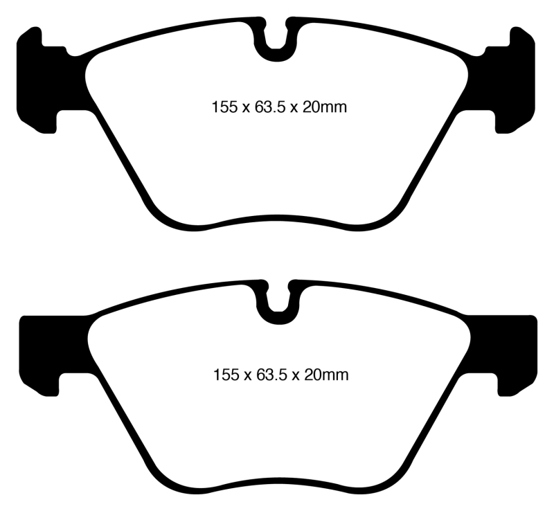 EBC S13 Brake Pad and Rotor Kit (1x ebcRK1359, 1x ebcDP41600R) thumbnail 6