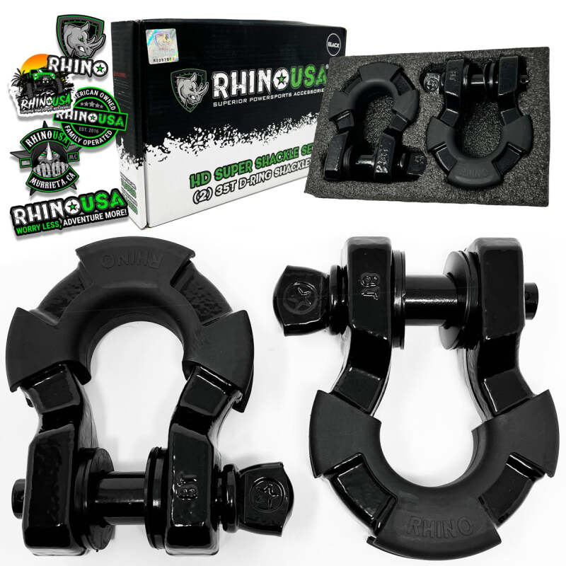 Rhino USA 8T Super Shackle 2-Pack (Black)
Tow Hook