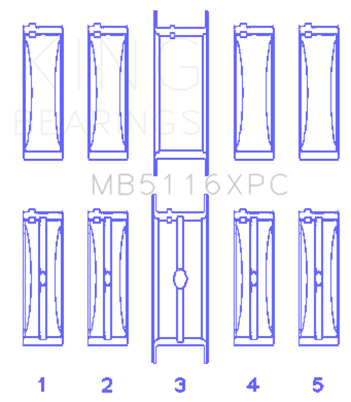 KING Performance Main Bearings