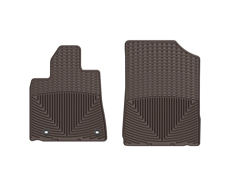 WT Rubber Mats - Front - Cocoa