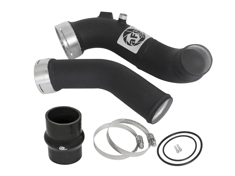 BladeRunner 2-1/2 to 3 IN Aluminum Cold Charge Pipe Black